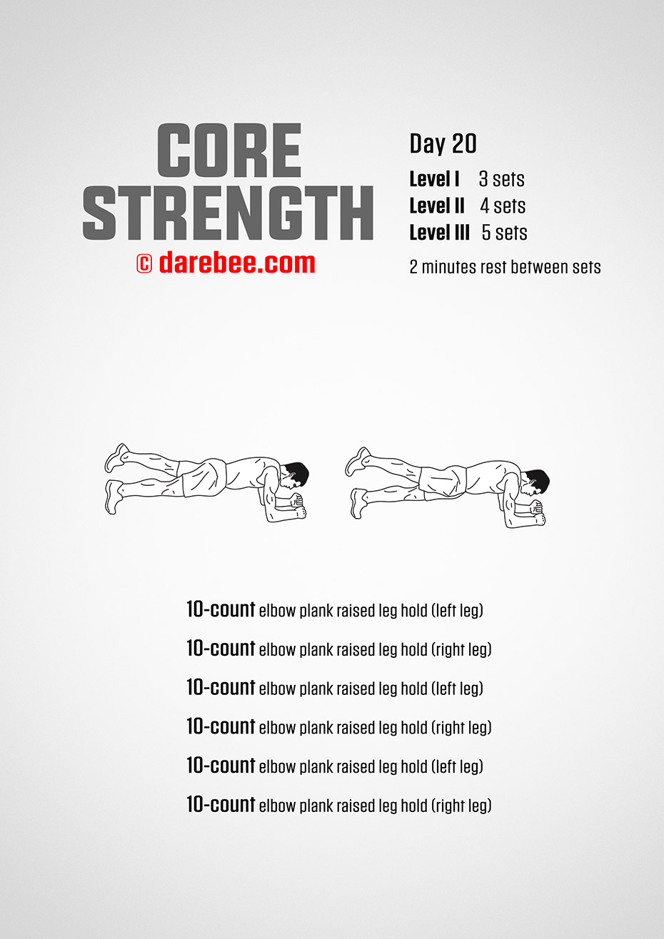 Core Strength - 30 Day Core Bodyweight Program