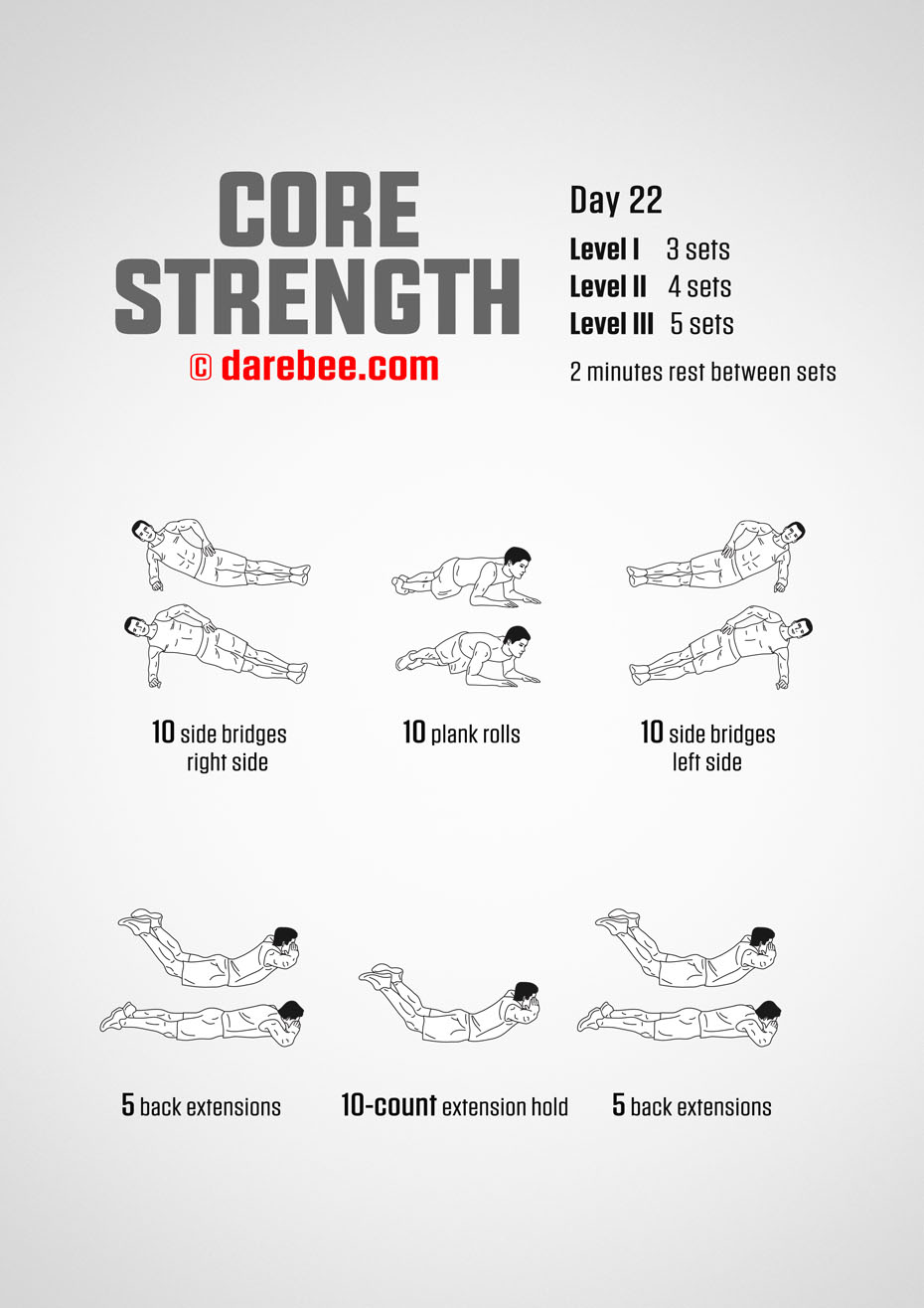 Core Strength - 30 Day Core Bodyweight Program