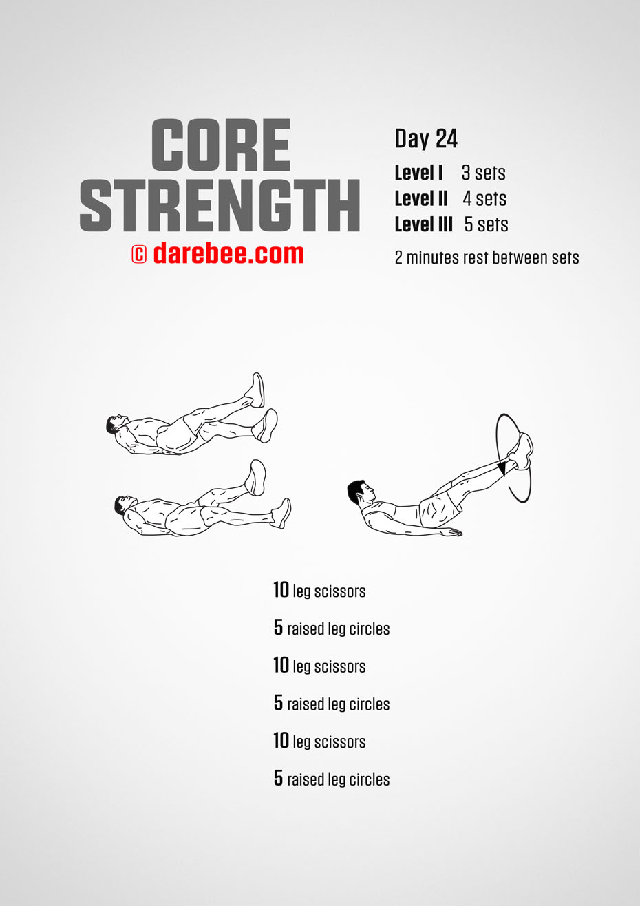 Core Strength - 30 Day Core Bodyweight Program