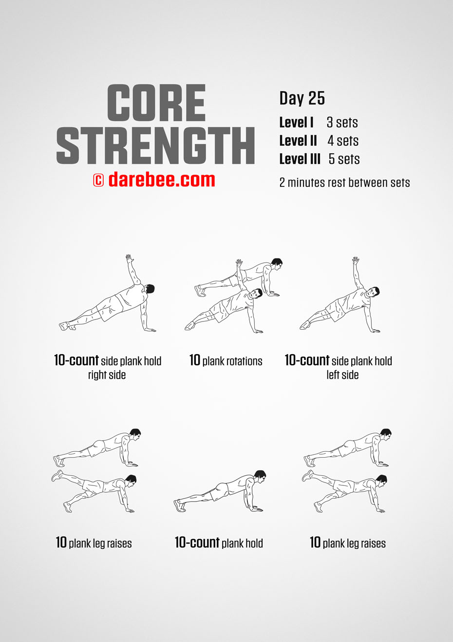 Core Strength - 30 Day Core Bodyweight Program