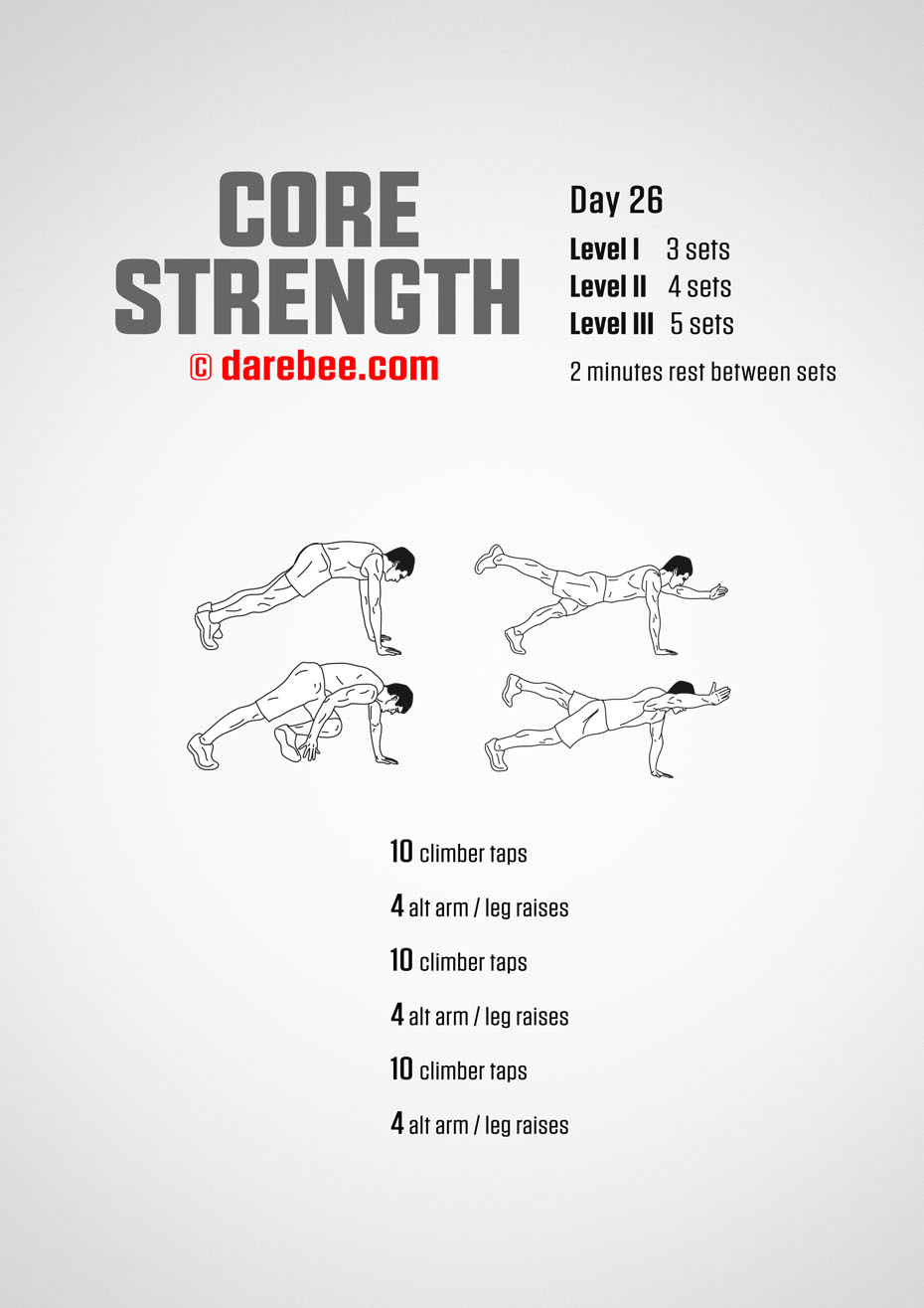 Core Strength - 30 Day Core Bodyweight Program