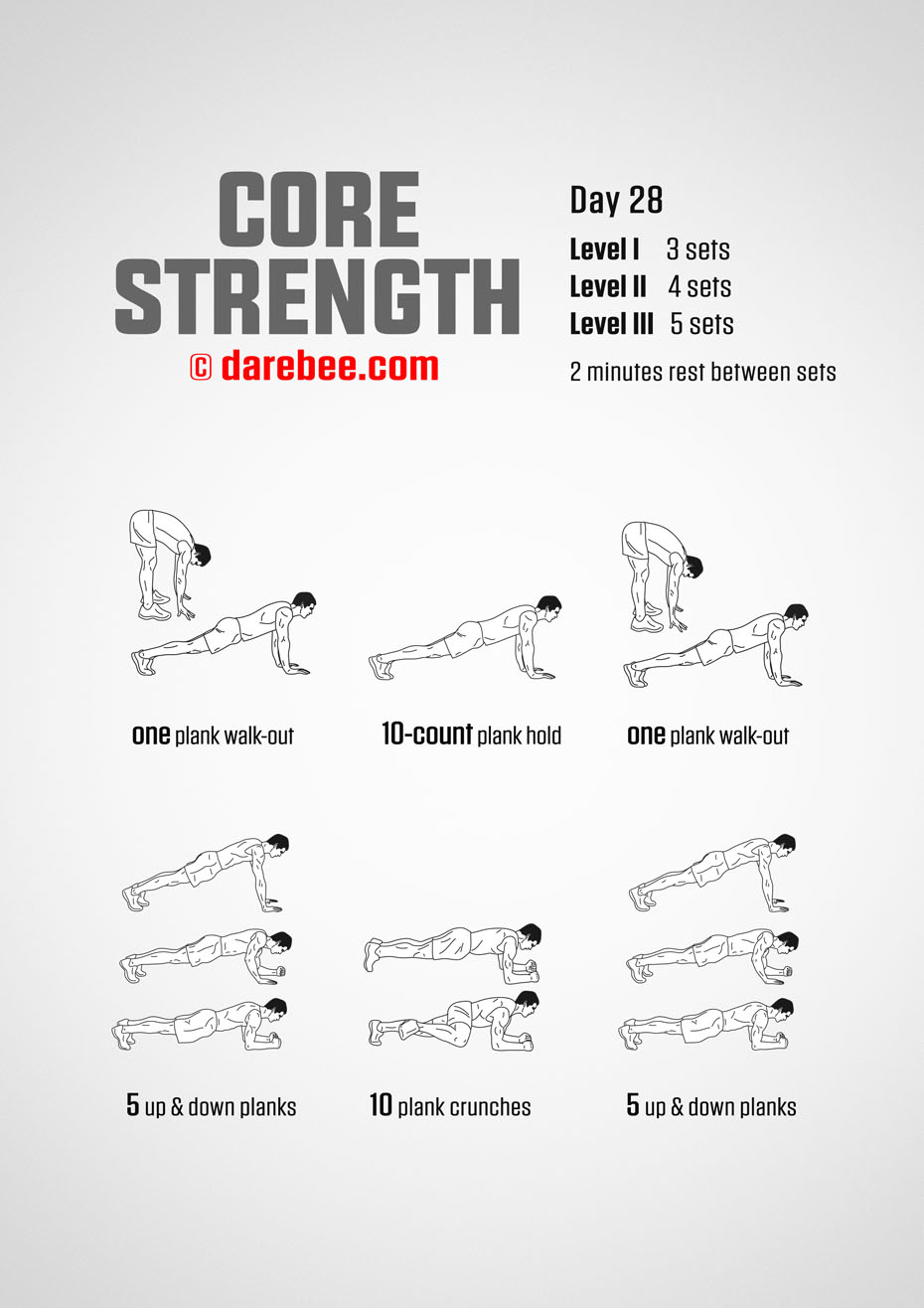 Core Strength - 30 Day Core Bodyweight Program