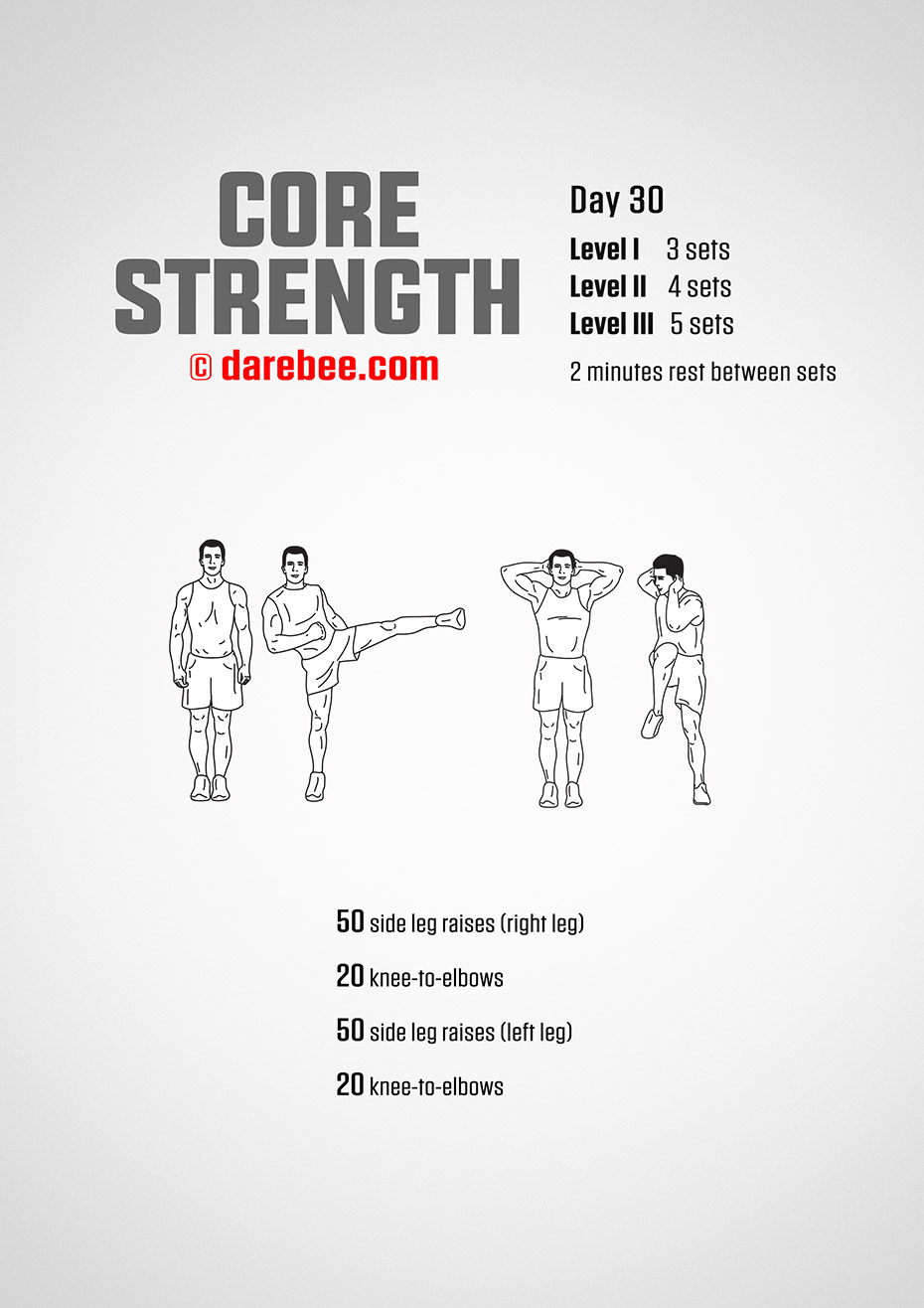 Core Strength - 30 Day Core Bodyweight Program