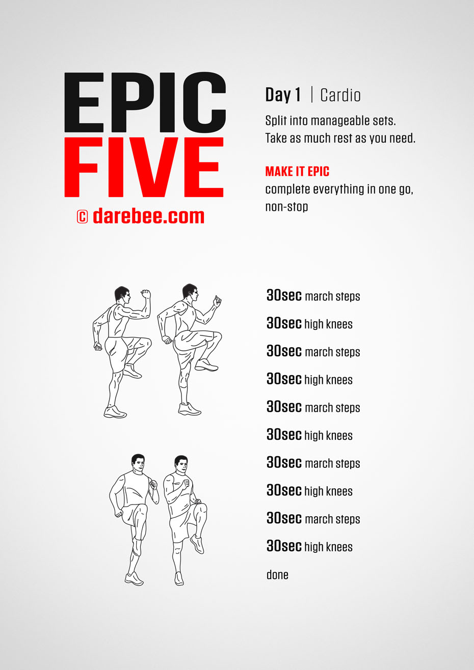 Epic Five: 30-Day Fitness Program