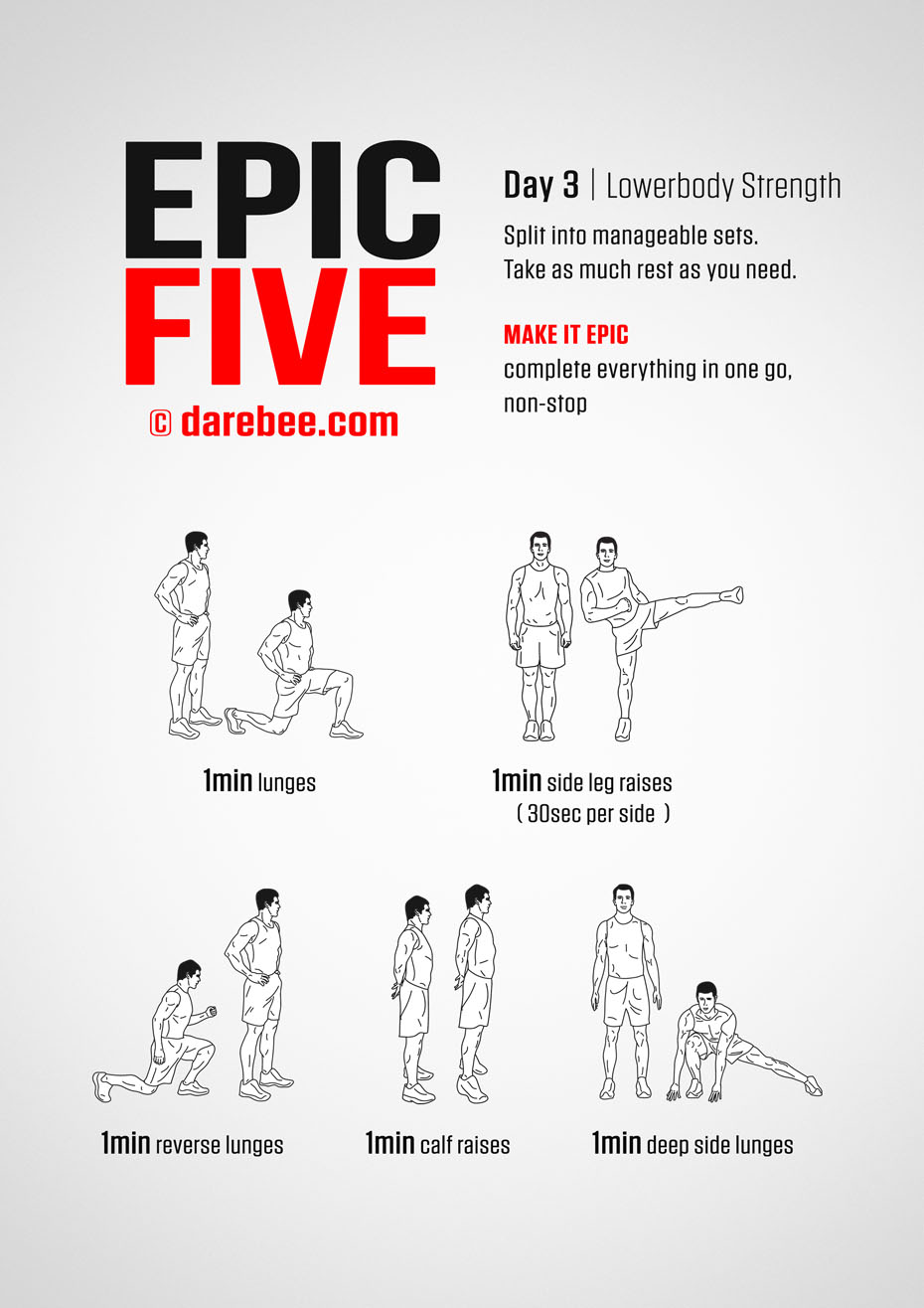 Epic Five: 30-Day Fitness Program