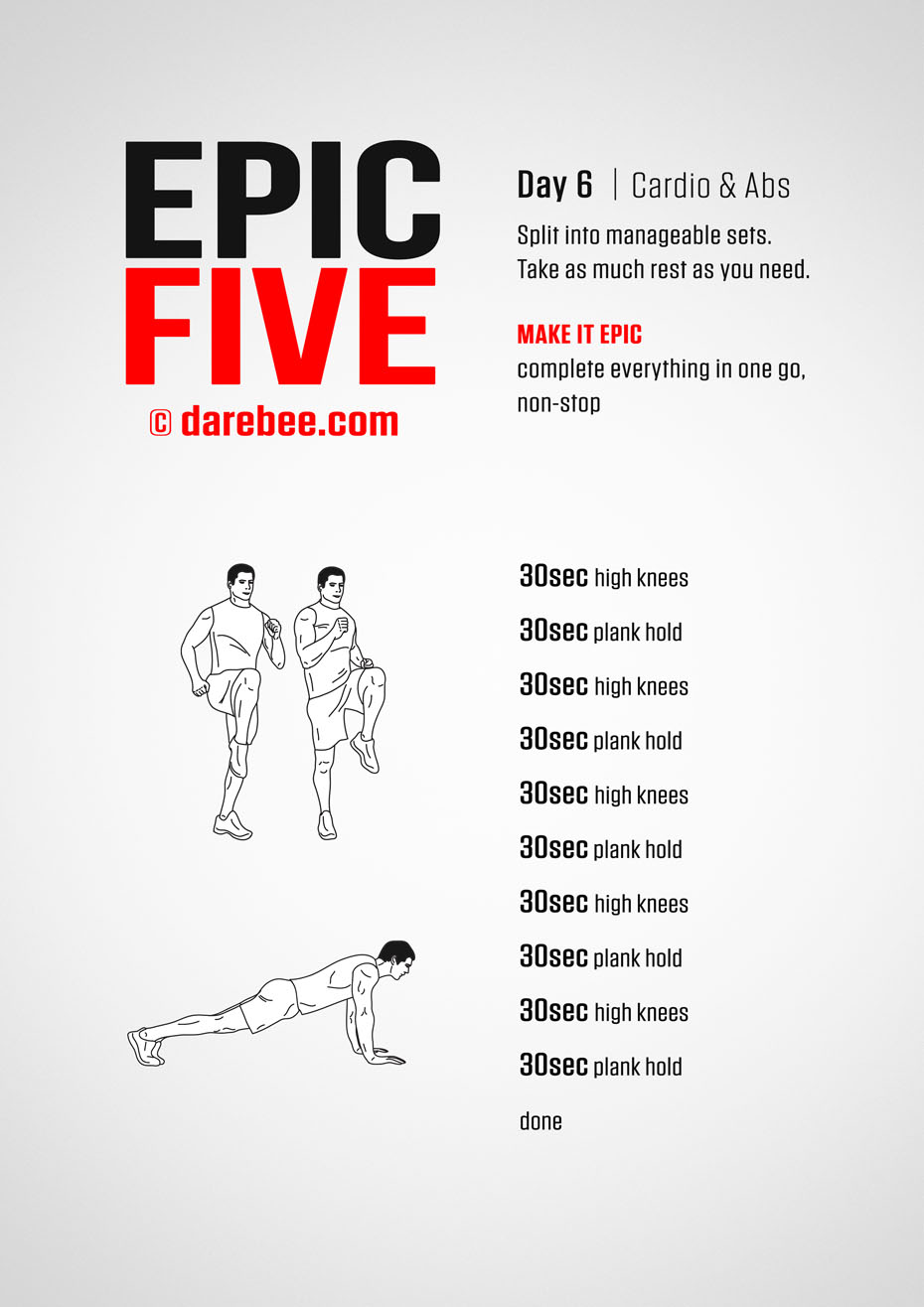 Epic Five: 30-Day Fitness Program