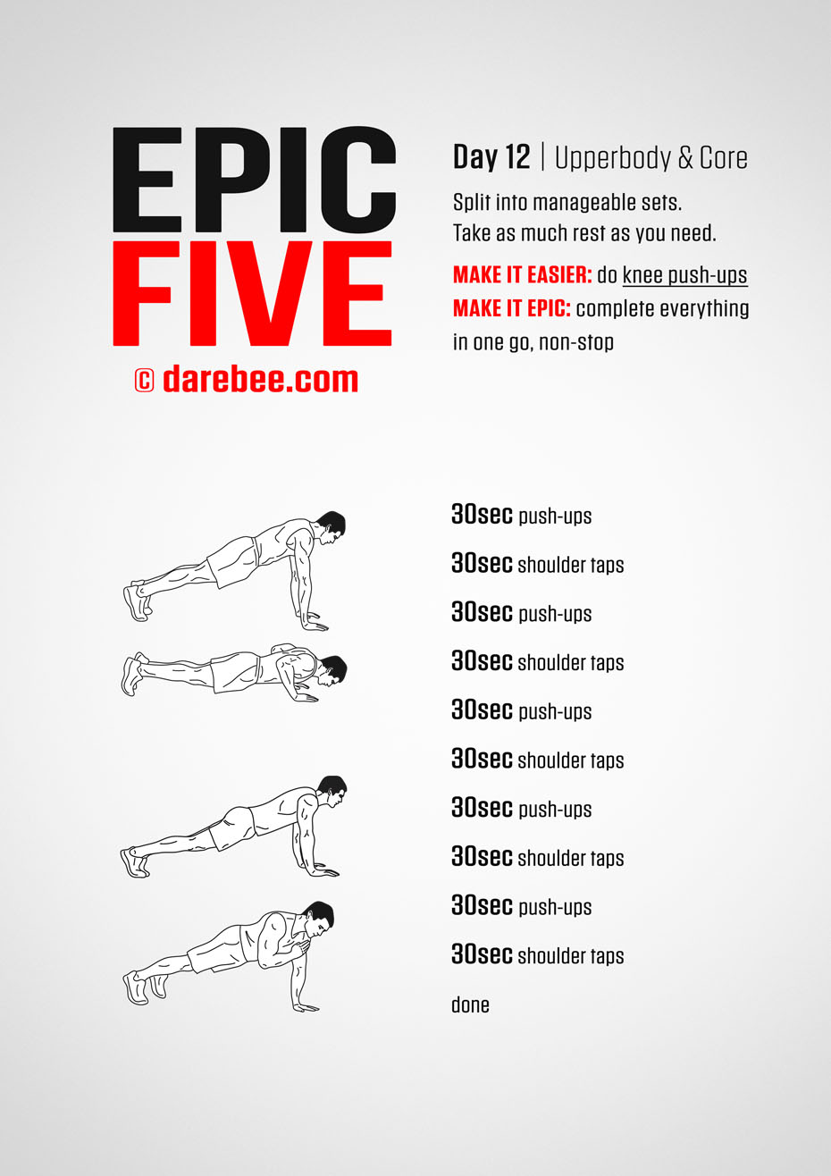 Epic Five: 30-Day Fitness Program