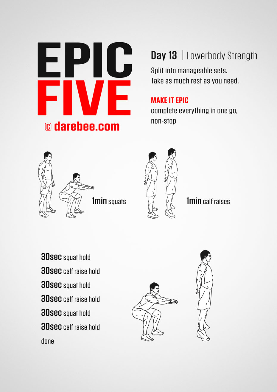 Epic Five: 30-Day Fitness Program