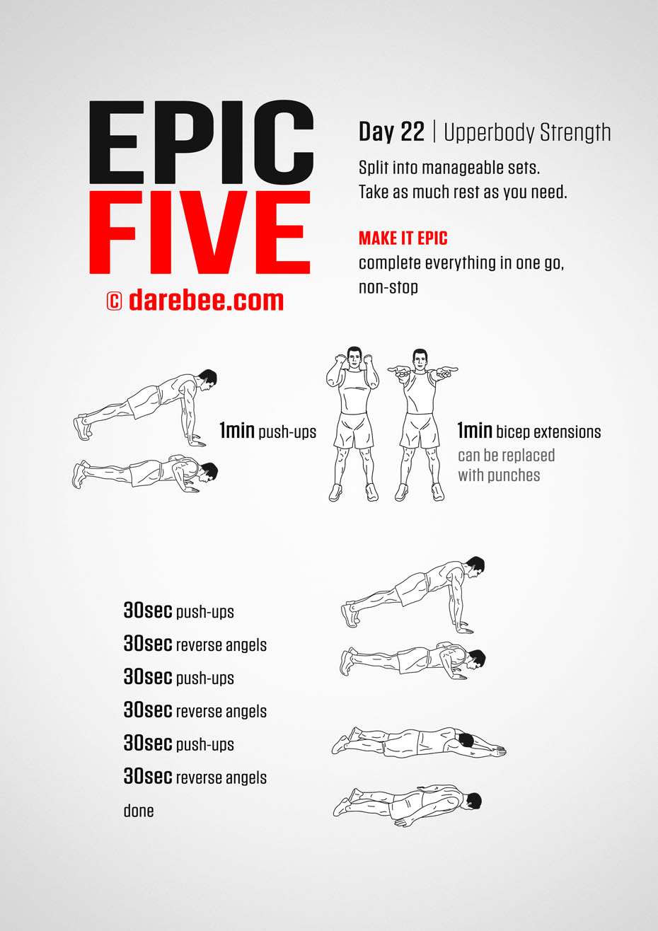 Epic Five: 30-Day Fitness Program