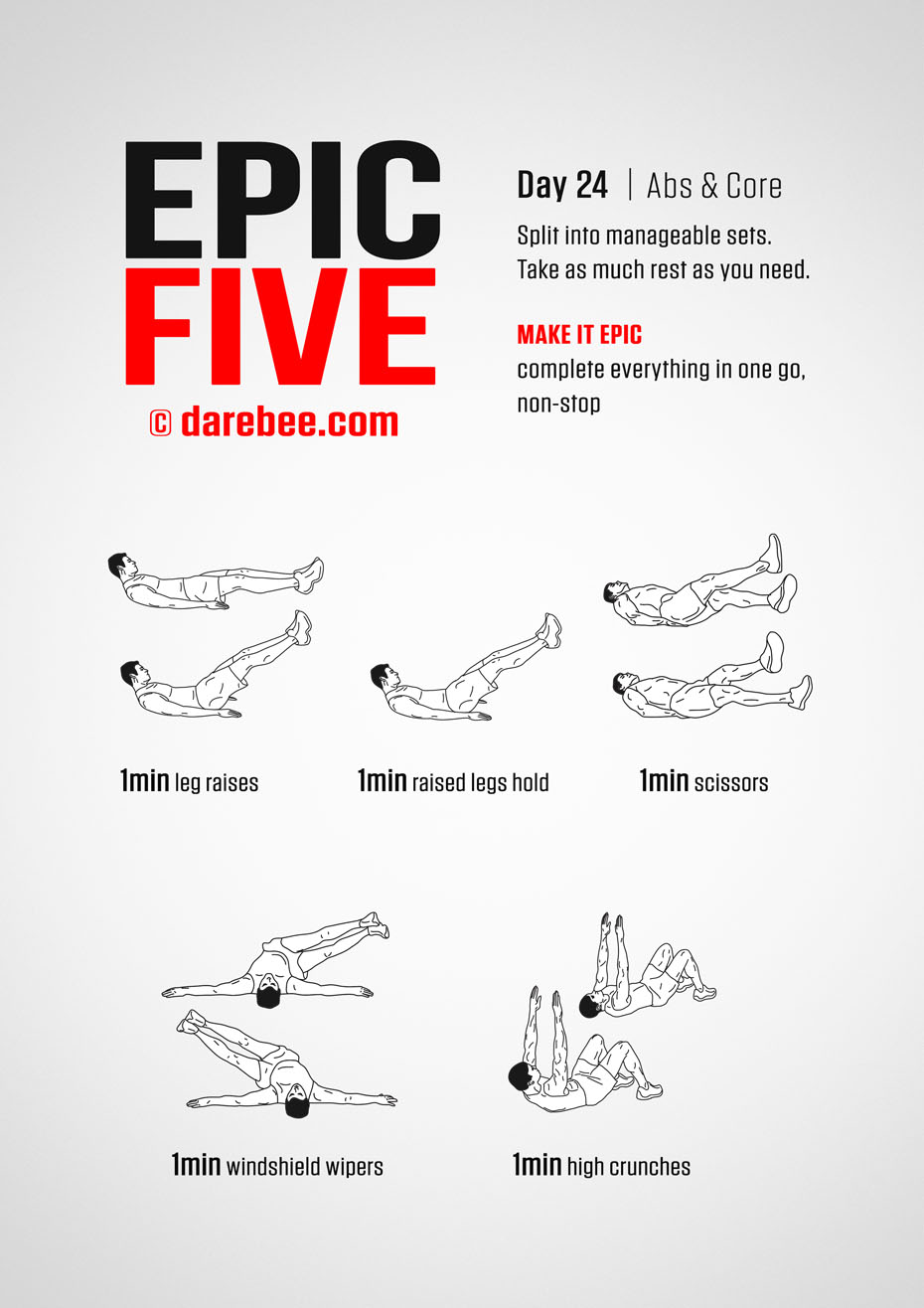 Epic Five: 30-Day Fitness Program