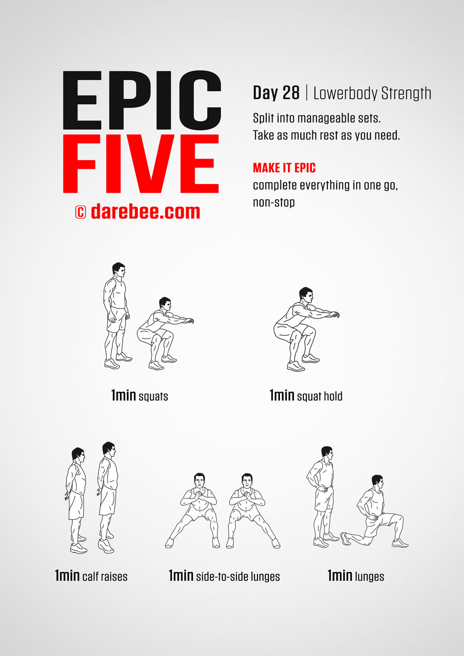 Epic Five: 30-Day Fitness Program