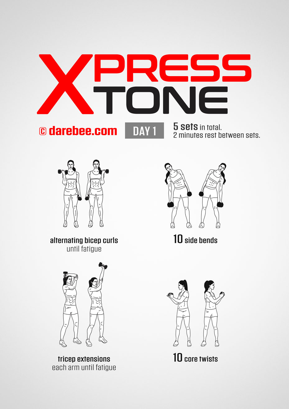 Express Tone - 30 Day Dumbbell Tone Program