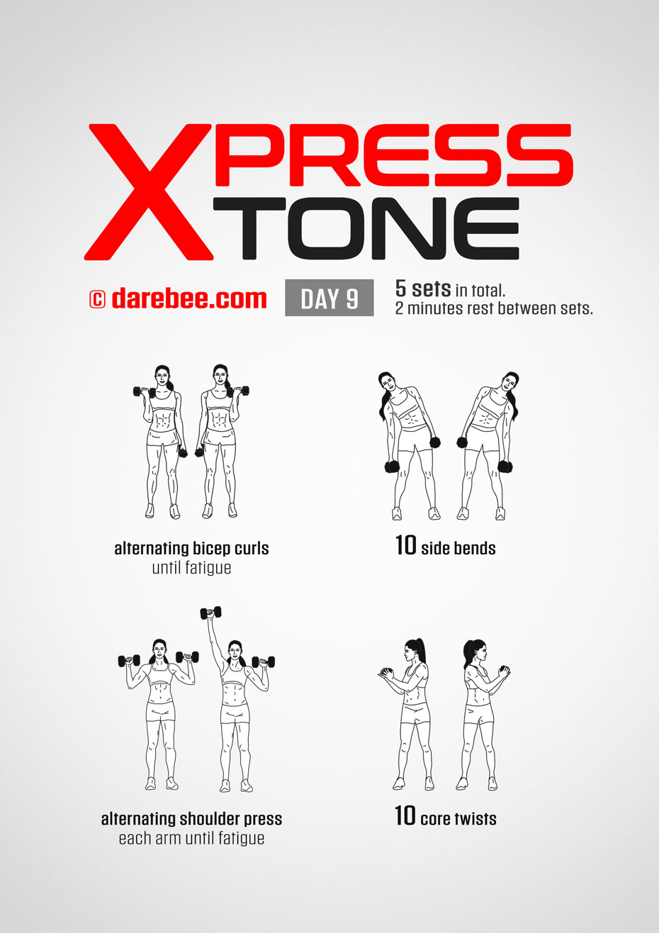 Express Tone - 30 Day Dumbbell Tone Program