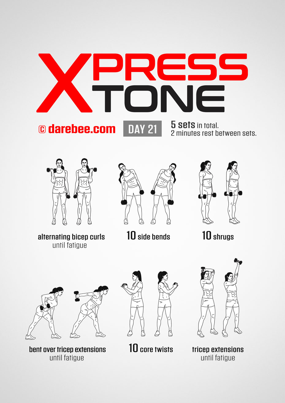 Express Tone - 30 Day Dumbbell Tone Program