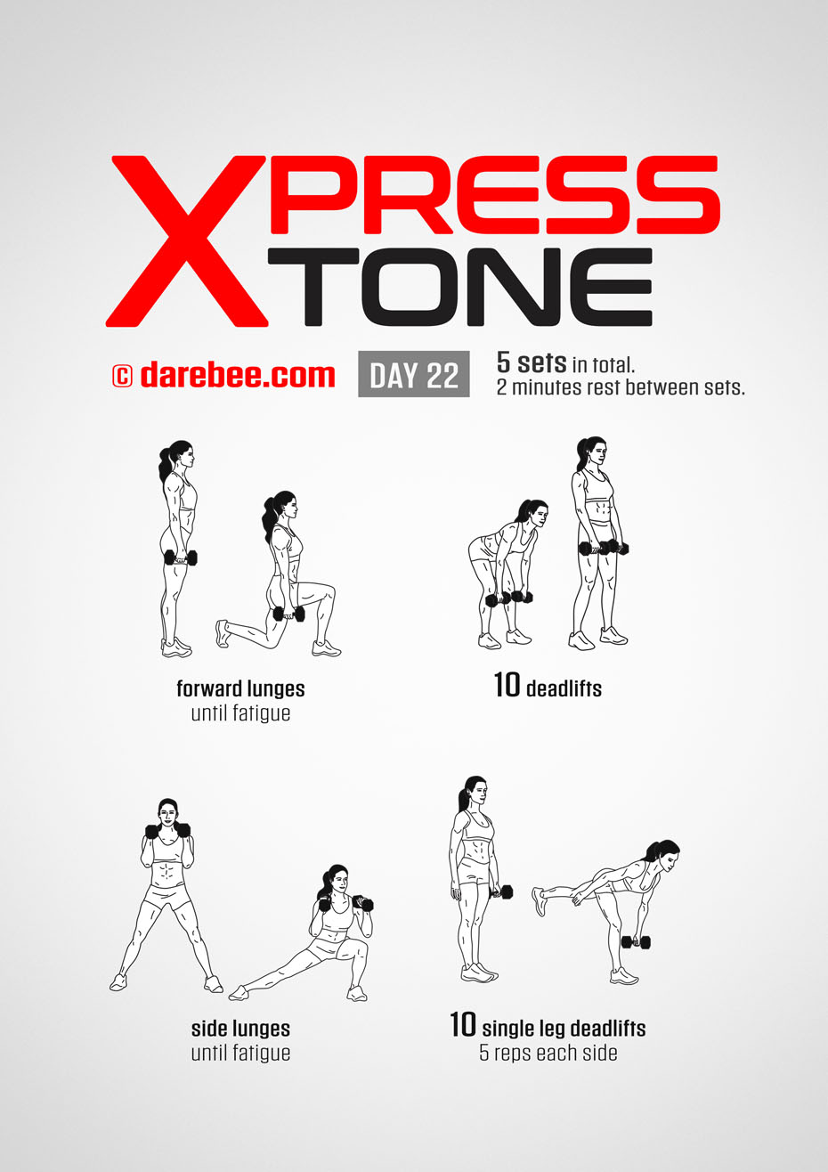 Express Tone - 30 Day Dumbbell Tone Program