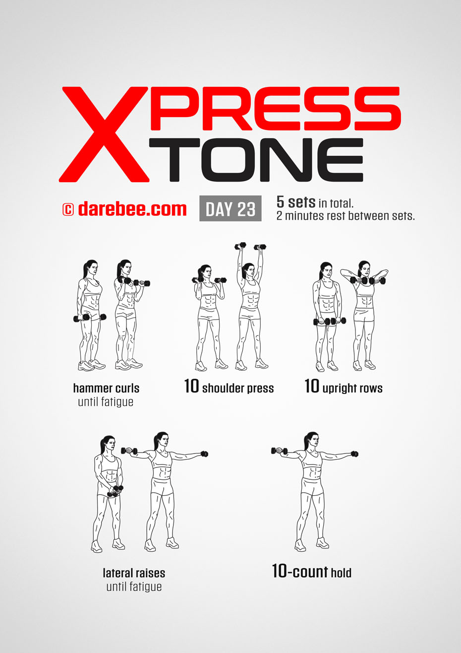 Express Tone - 30 Day Dumbbell Tone Program