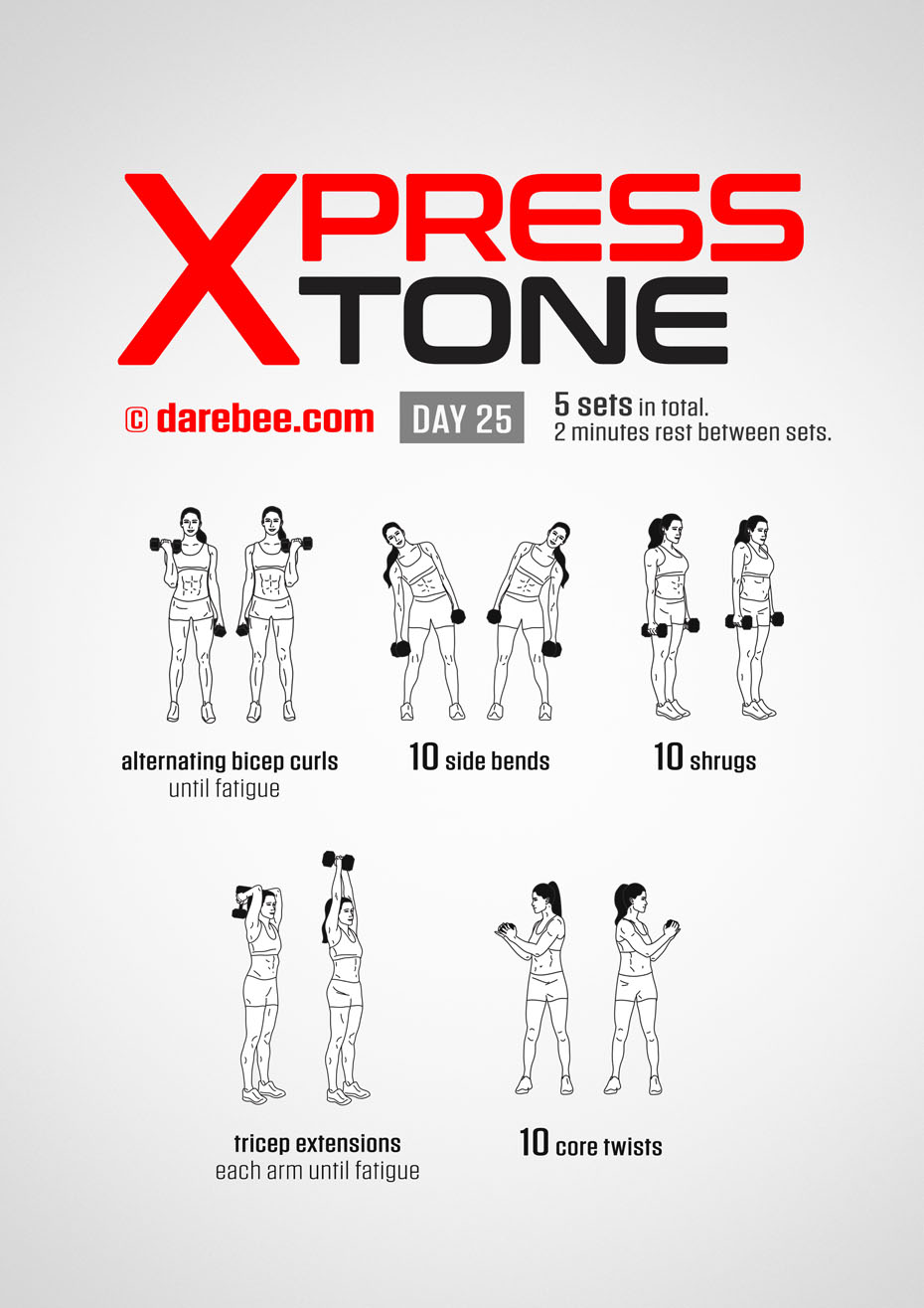 Express Tone - 30 Day Dumbbell Tone Program