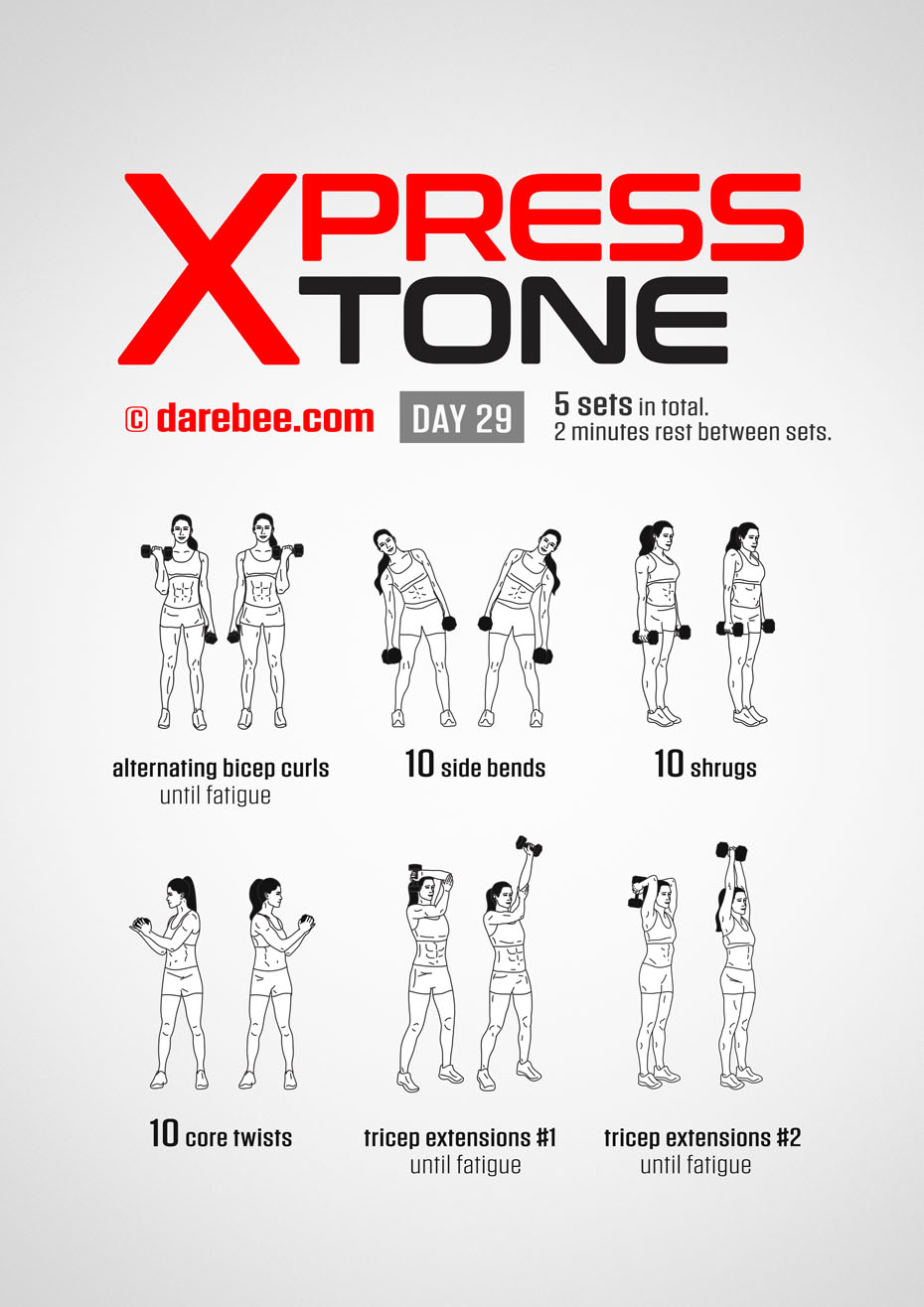 Express Tone - 30 Day Dumbbell Tone Program