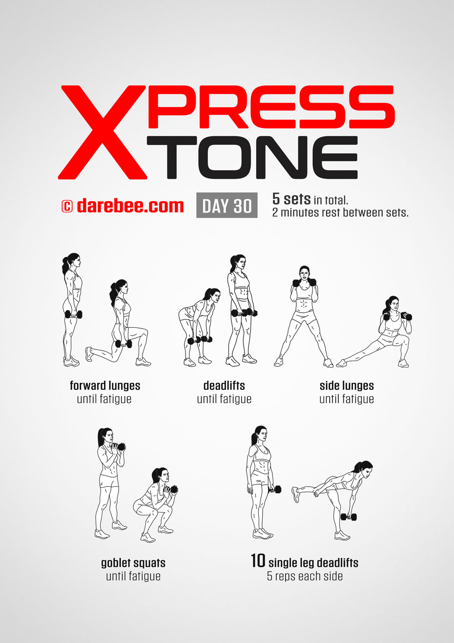 Express Tone - 30 Day Dumbbell Tone Program