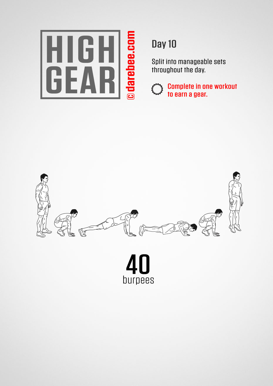 High Gear - 30 Day High Impact Bodyweight Program