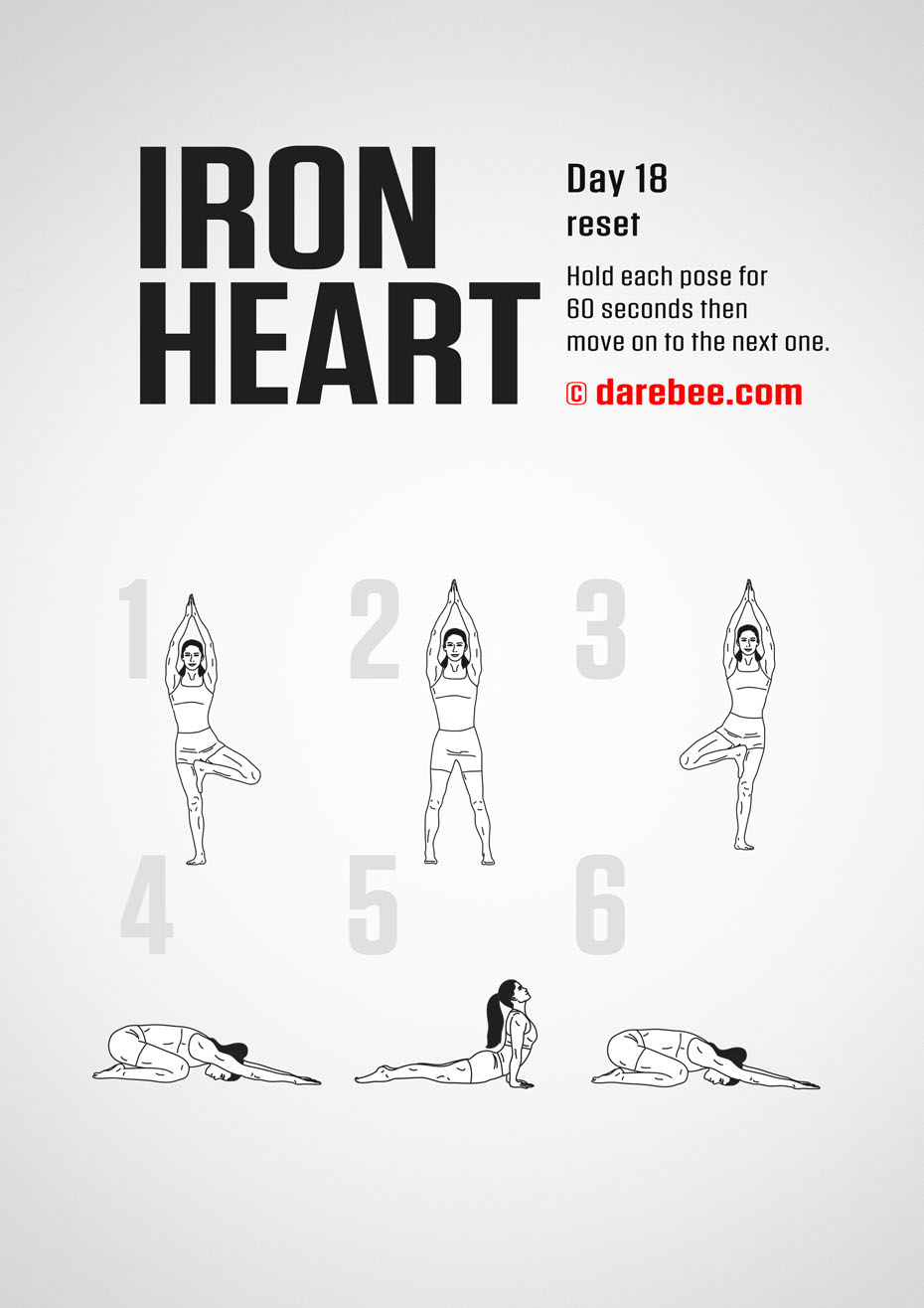 Ironheart - 30 Day Muscle Definition Dumbbell Program by DAREBEE