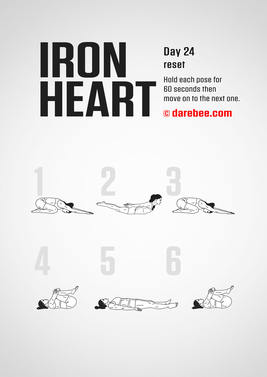 Ironheart - 30 Day Muscle Definition Dumbbell Program by DAREBEE