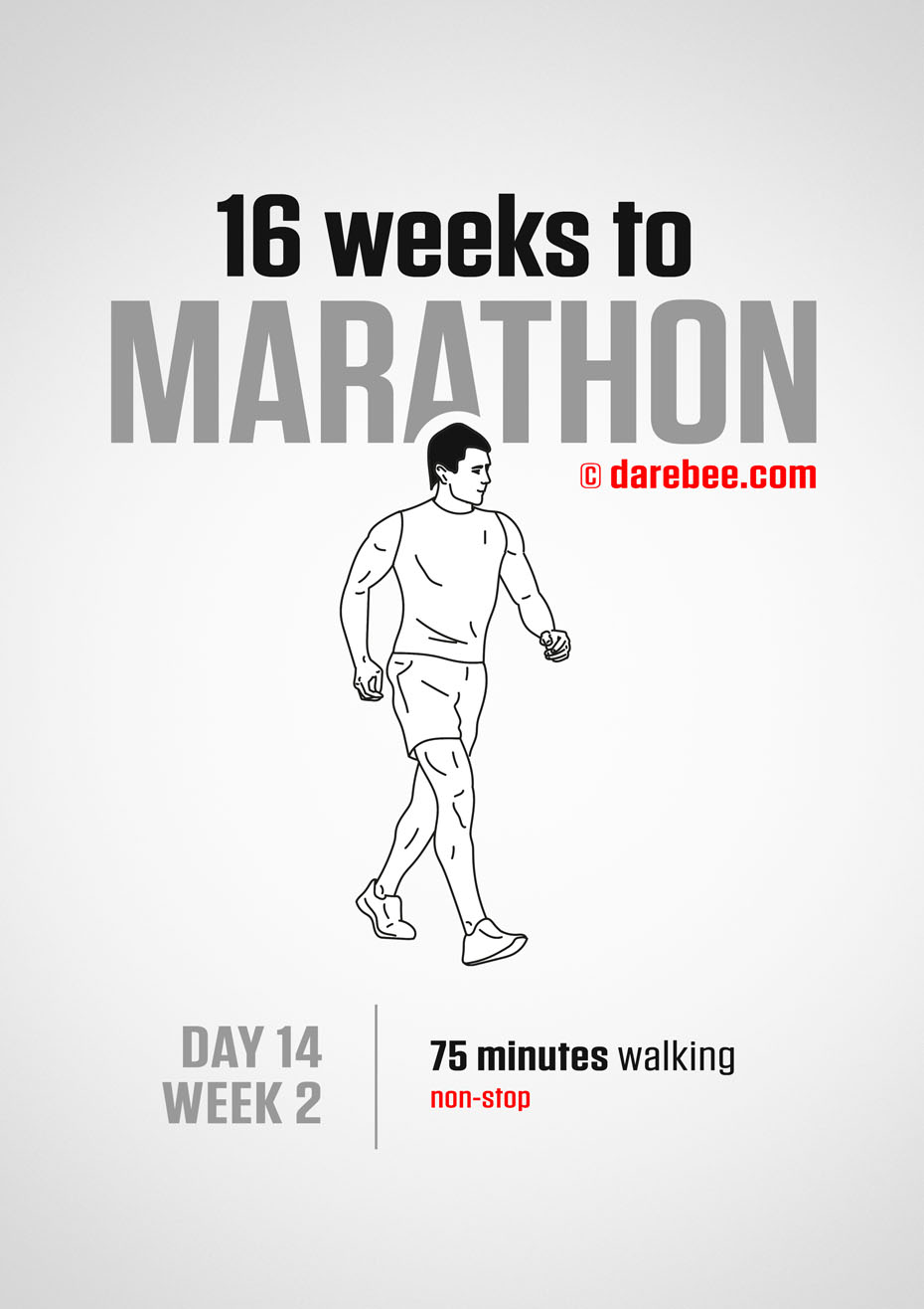 Marathon Training Program by DAREBEE