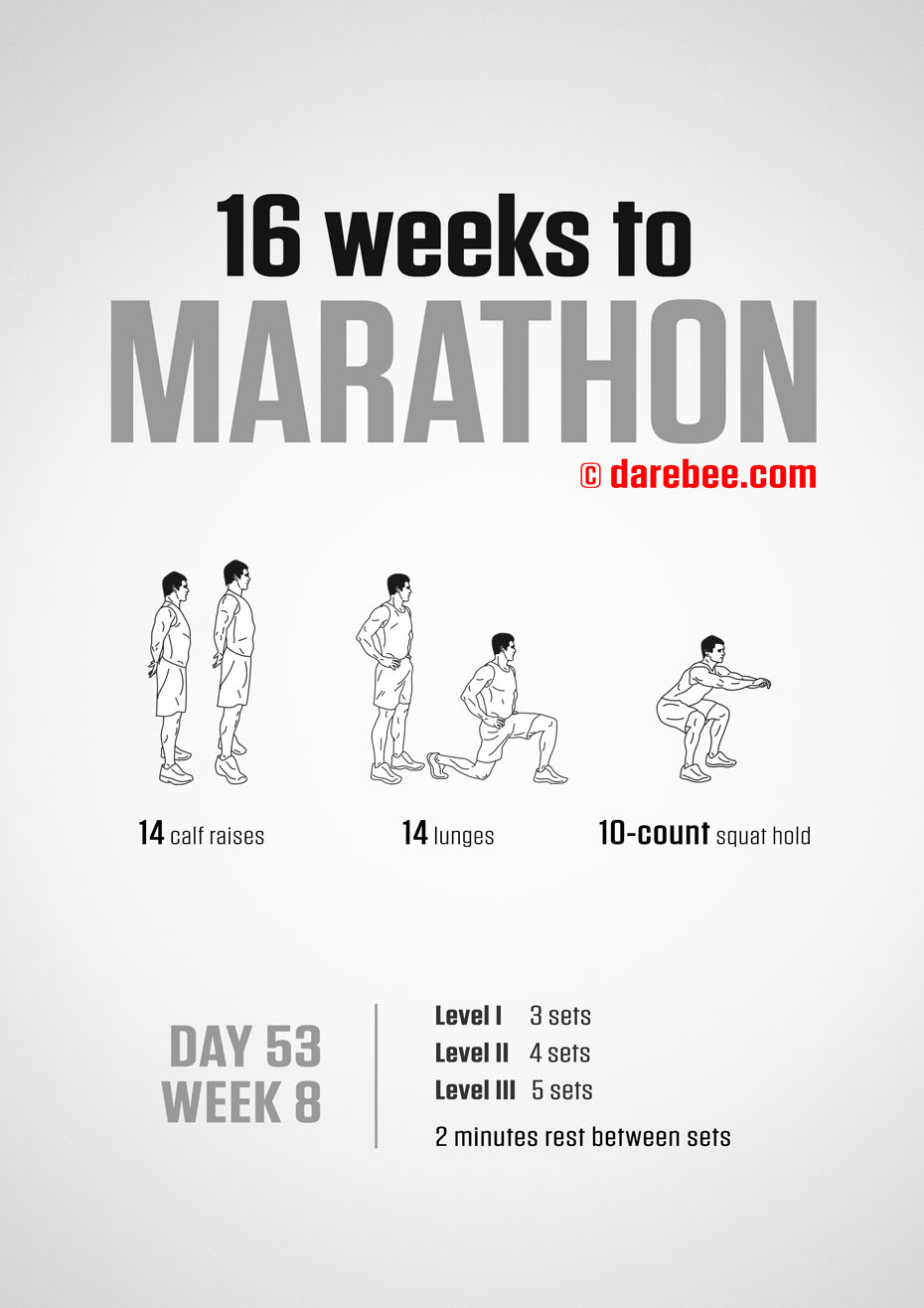 Marathon Training Program by DAREBEE