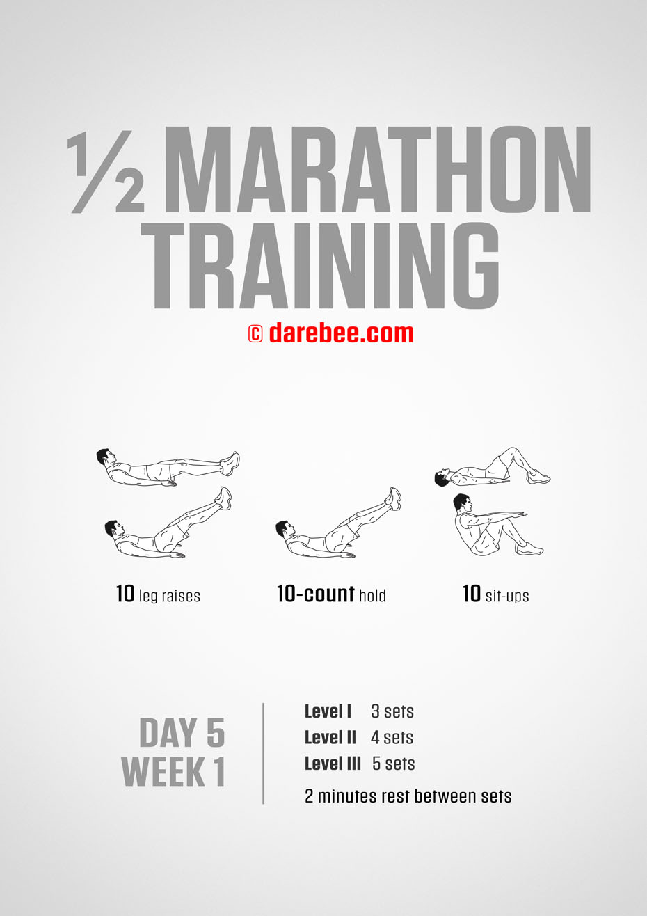 Half Marathon Training Program by DAREBEE