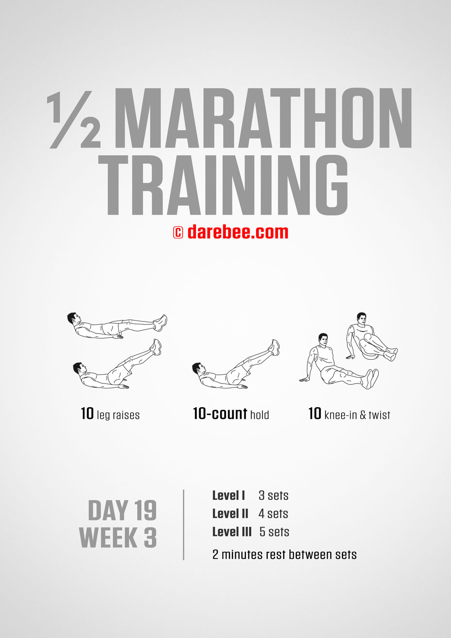 Half Marathon Training Program by DAREBEE