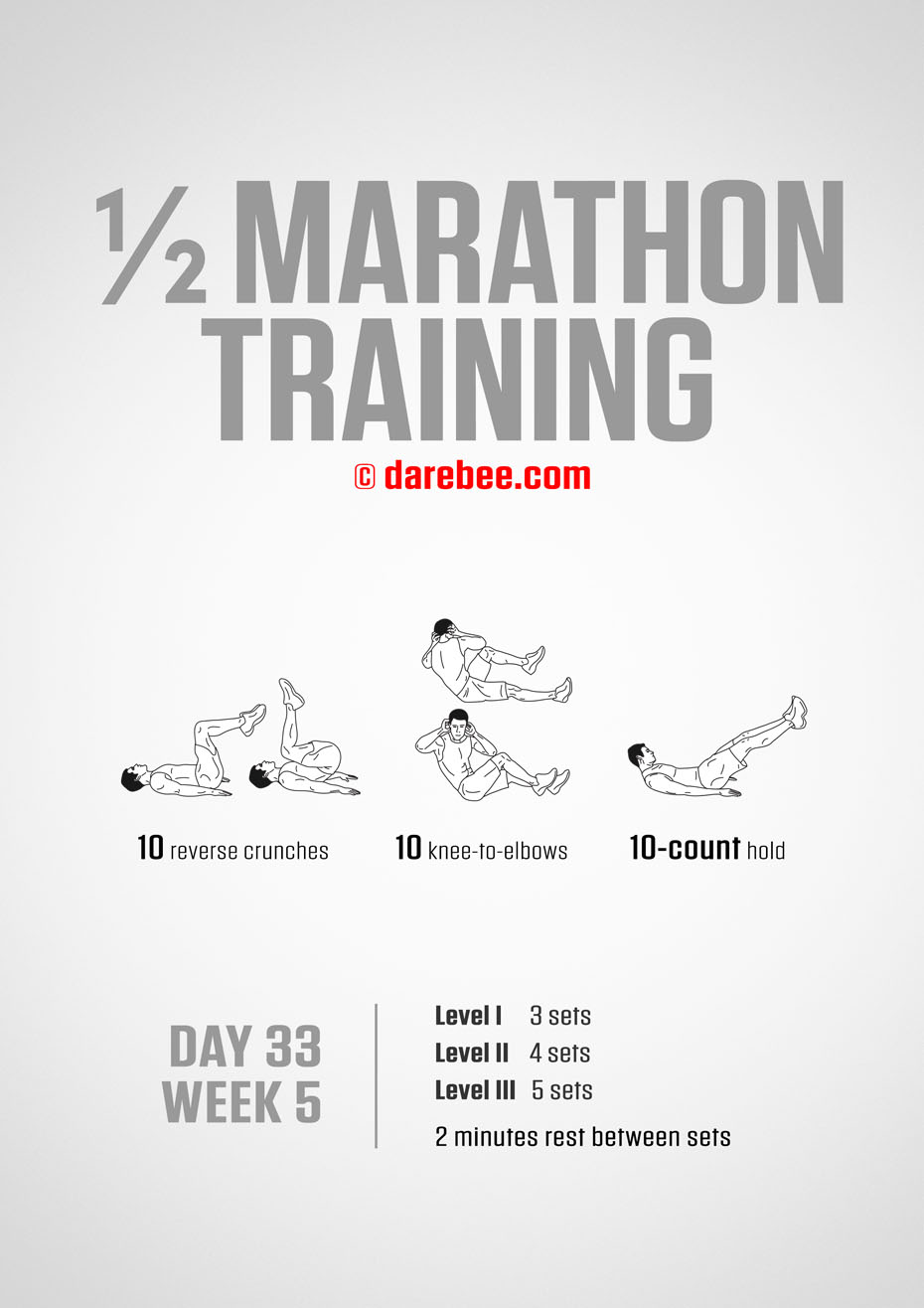 Half Marathon Training Program by DAREBEE