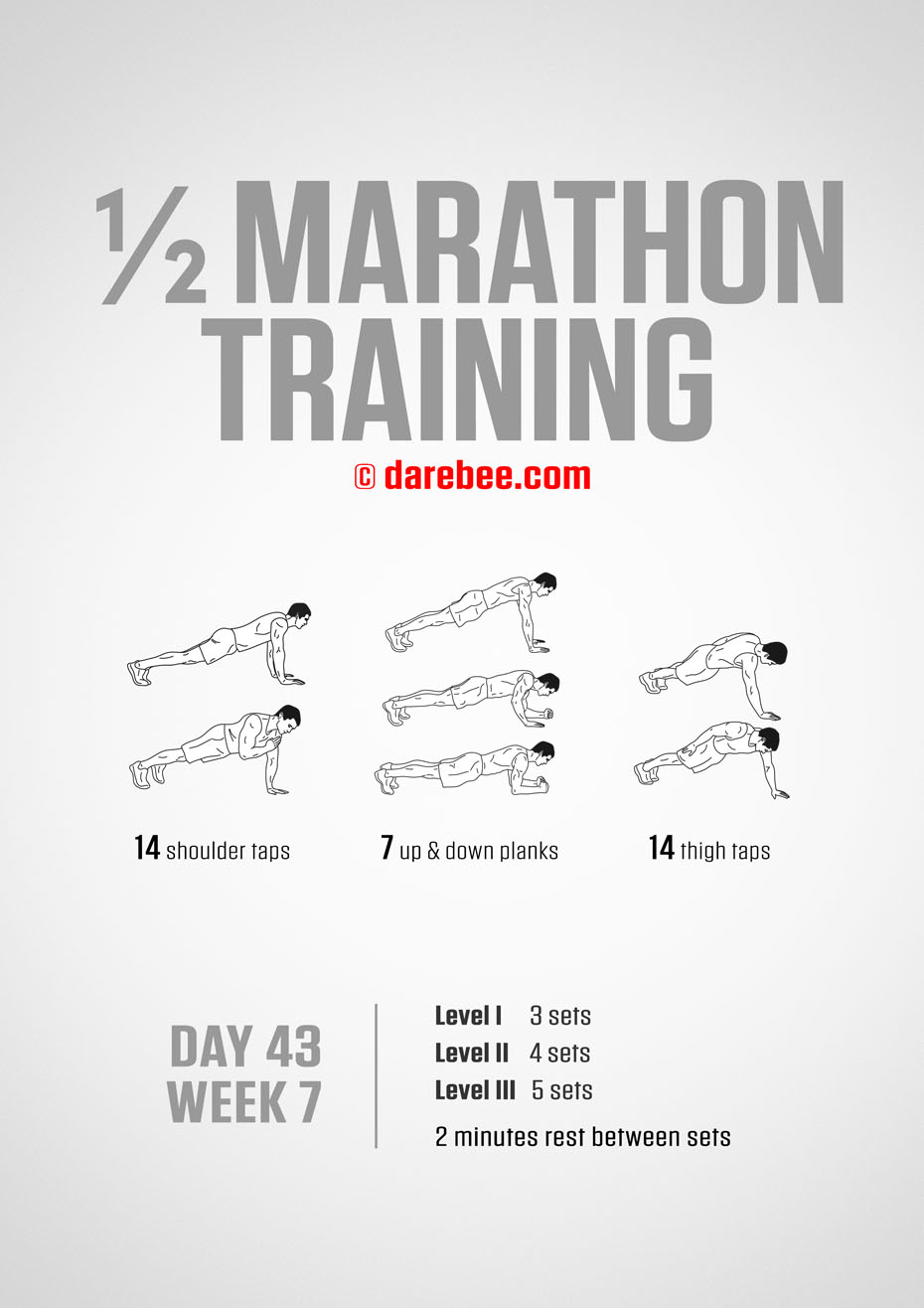 Half Marathon Training Program by DAREBEE