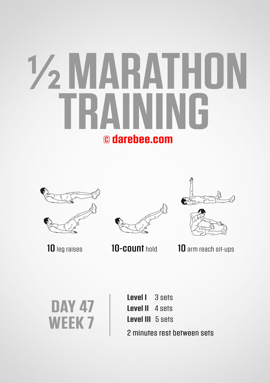 Half Marathon Training Program by DAREBEE