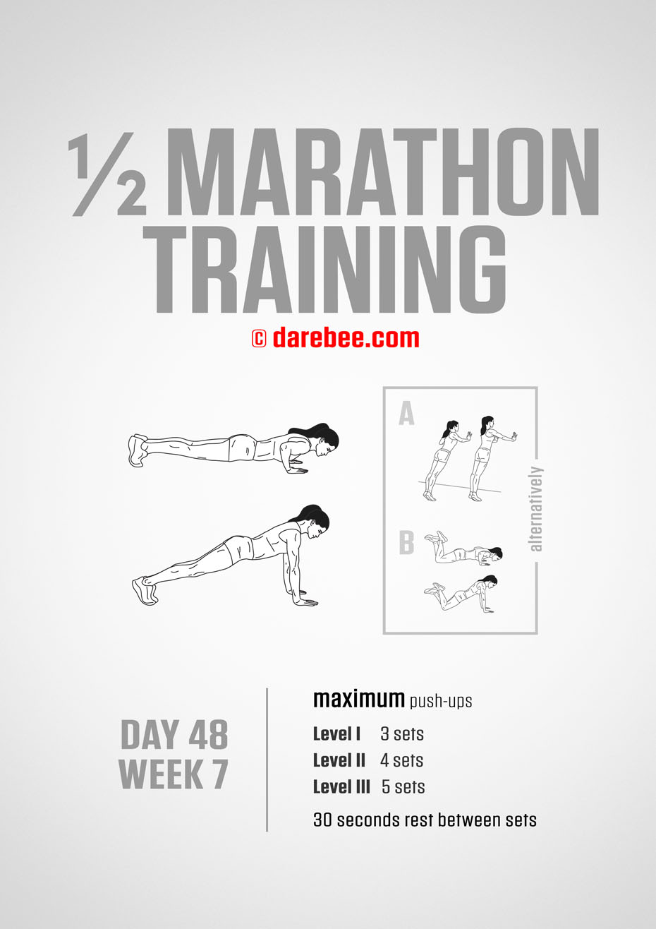 Half Marathon Training Program by DAREBEE