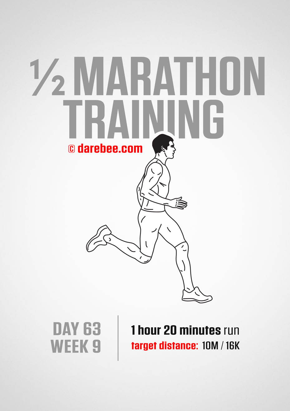 Half Marathon Training Program by DAREBEE