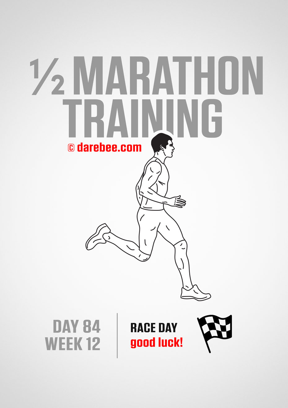 Half Marathon Training Program by DAREBEE