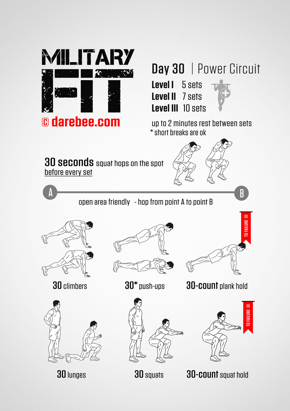 Military Fit: 30-Day Fitness Program