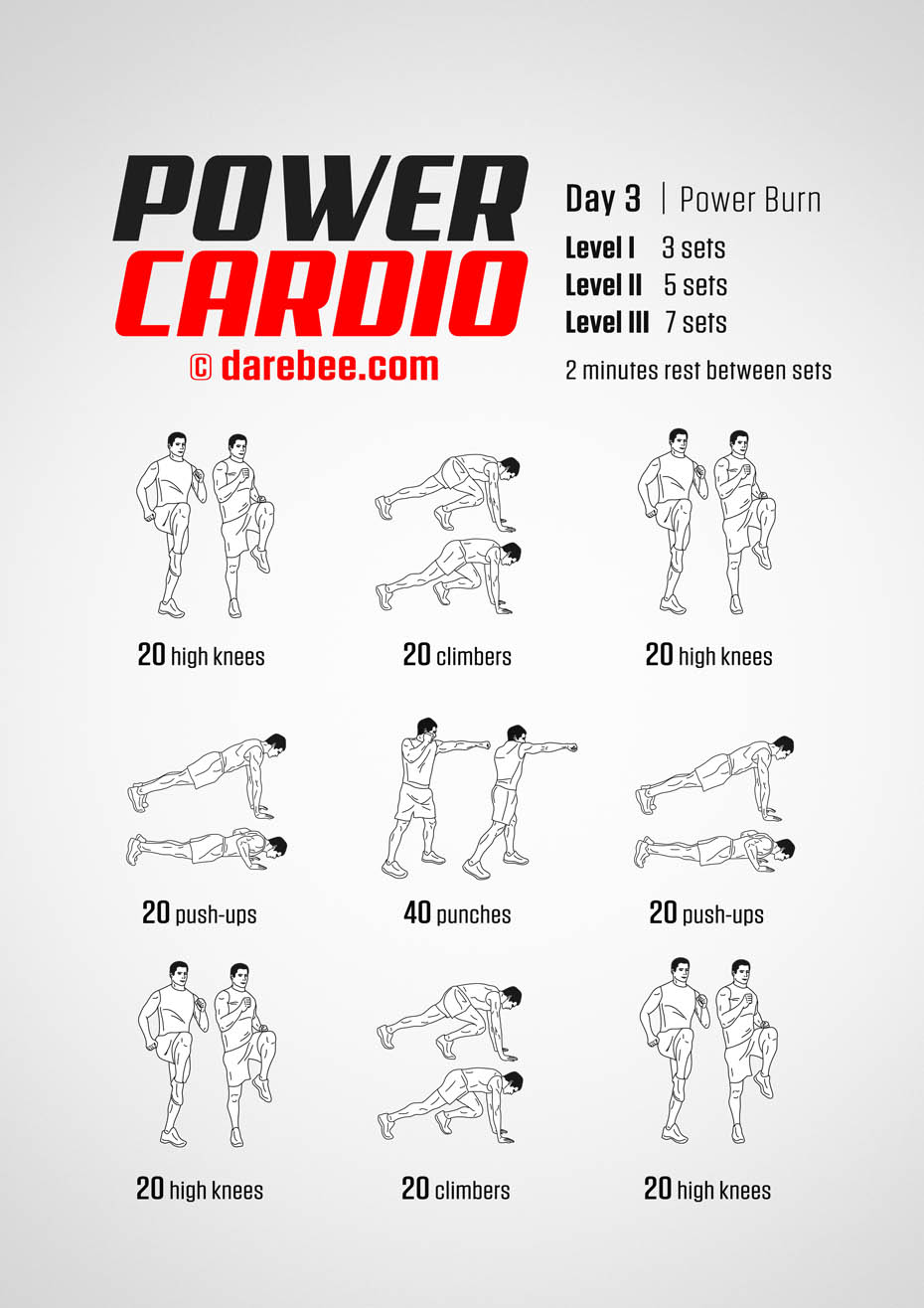 Power Cardio: 30-Day Fitness Program