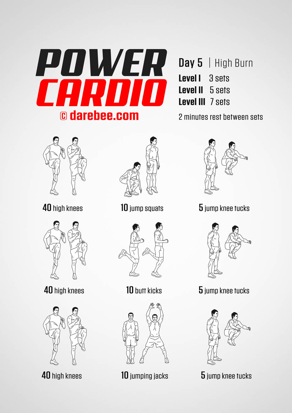 Power Cardio: 30-Day Fitness Program