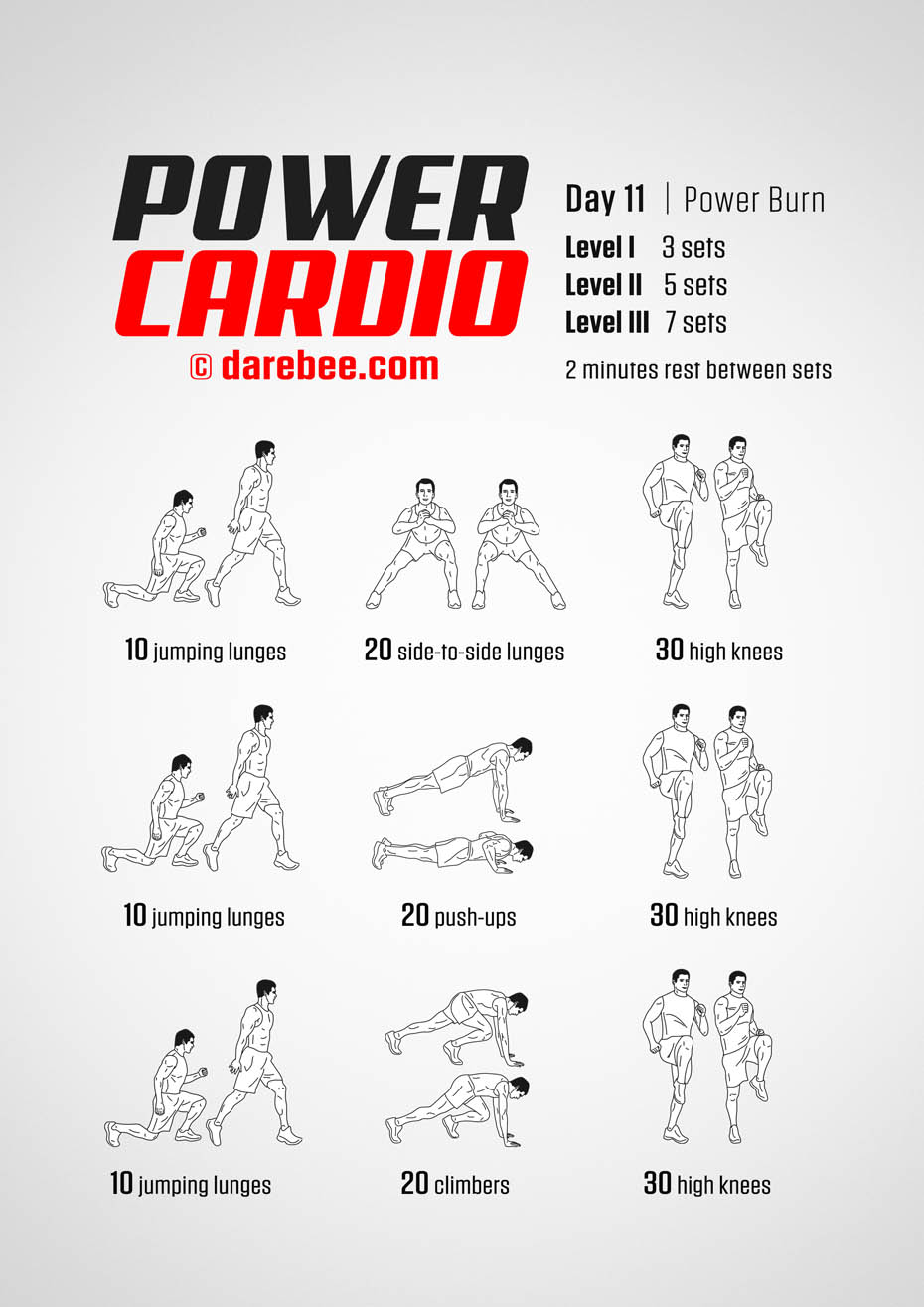 Power Cardio: 30-Day Fitness Program