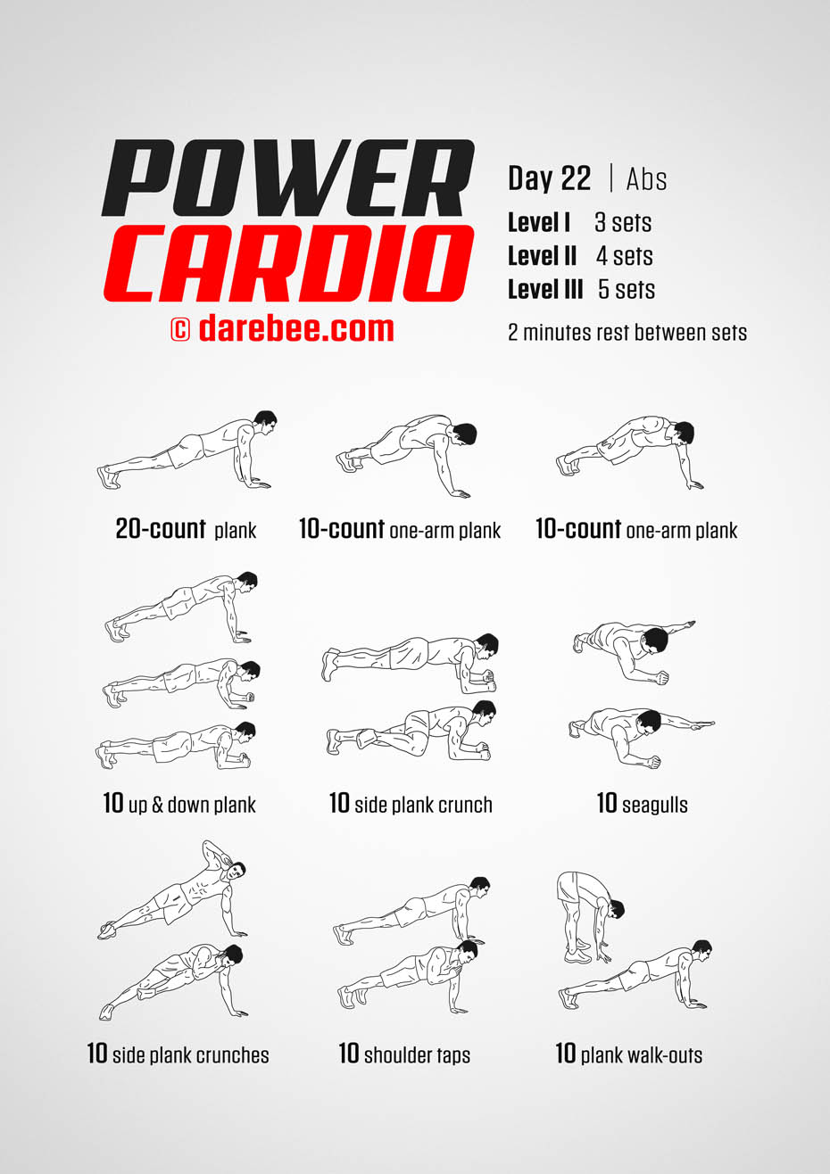 Power Cardio: 30-Day Fitness Program