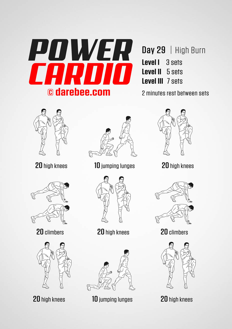 Power Cardio: 30-Day Fitness Program