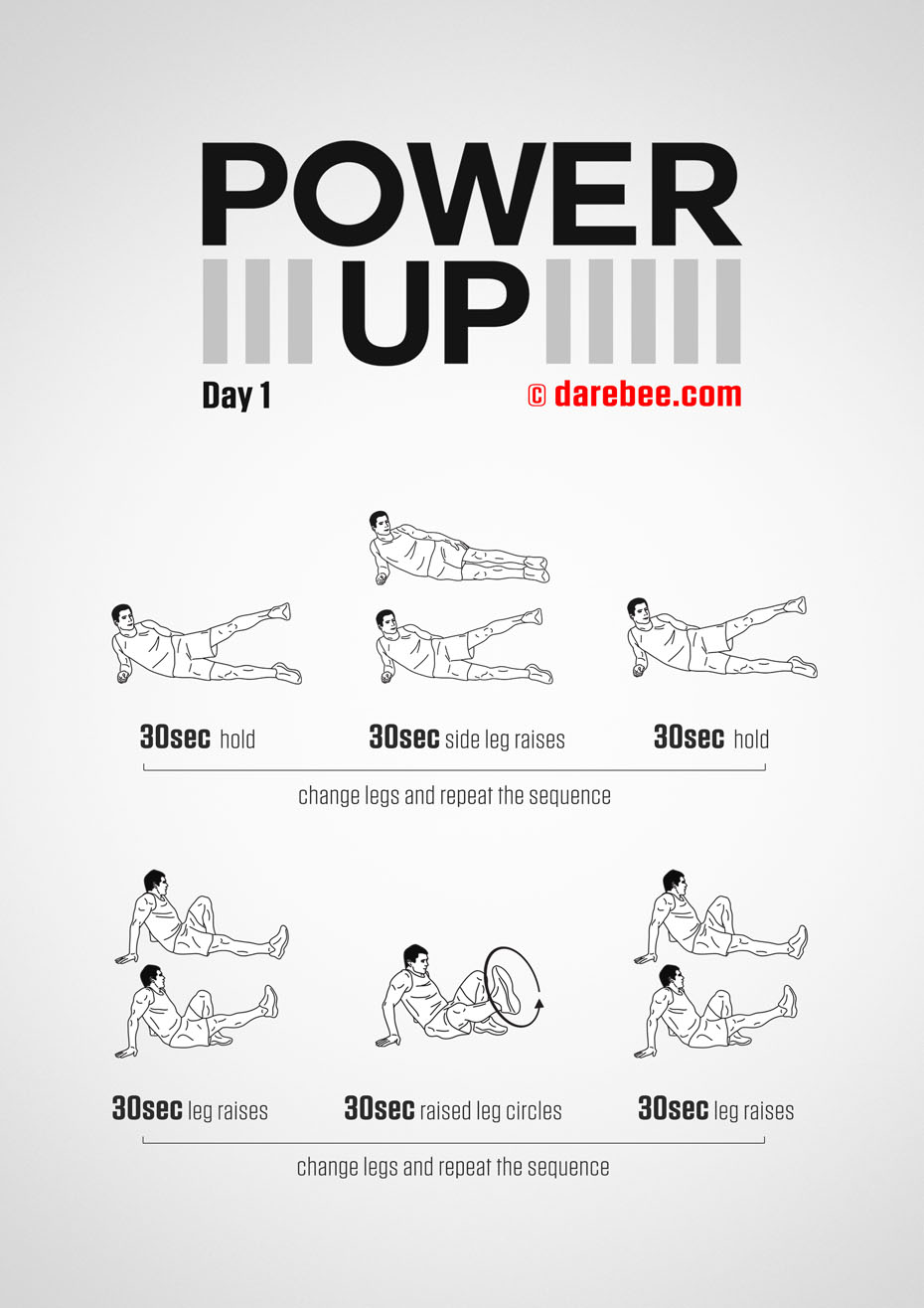 Power-Up - 30 Day Tendon Strength Low Impact Bodyweight Program by DAREBEE