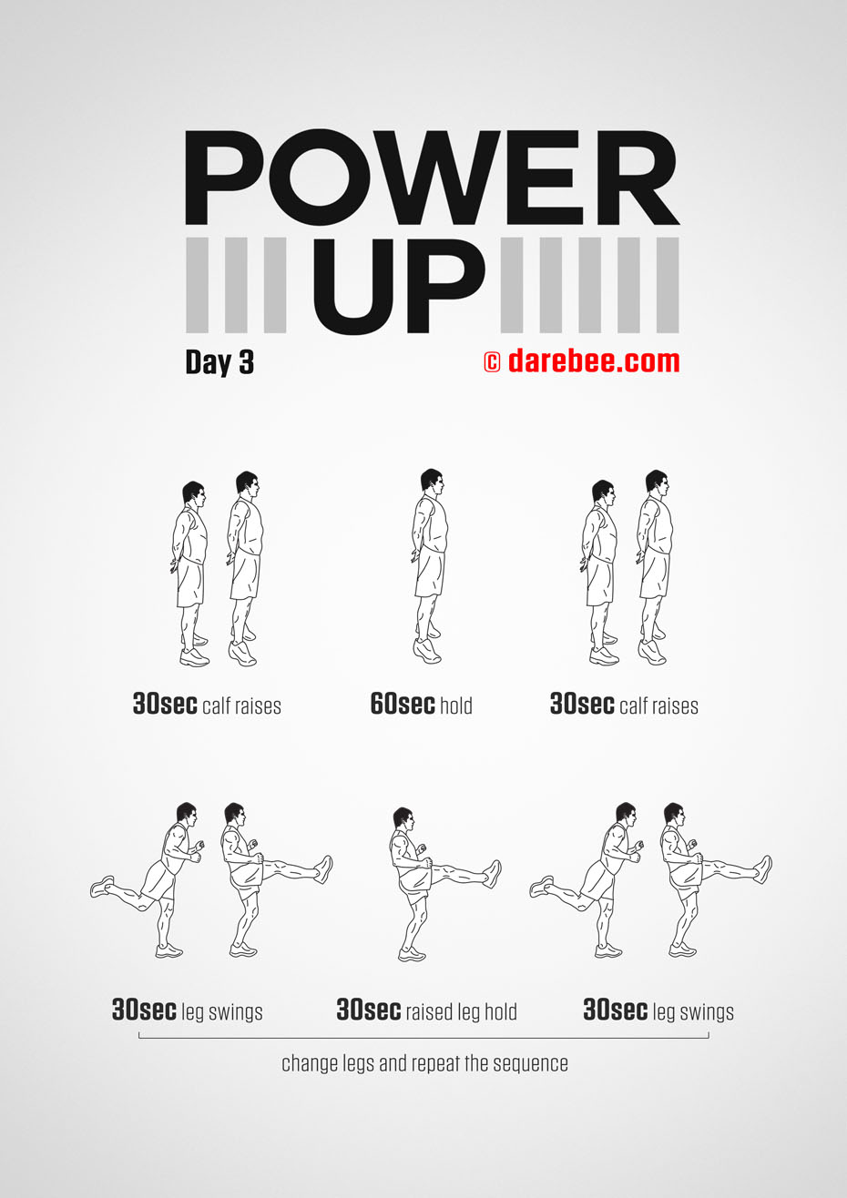 Power-Up - 30 Day Tendon Strength Low Impact Bodyweight Program by DAREBEE