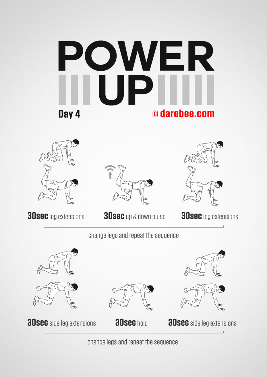 Power-Up - 30 Day Tendon Strength Low Impact Bodyweight Program by DAREBEE