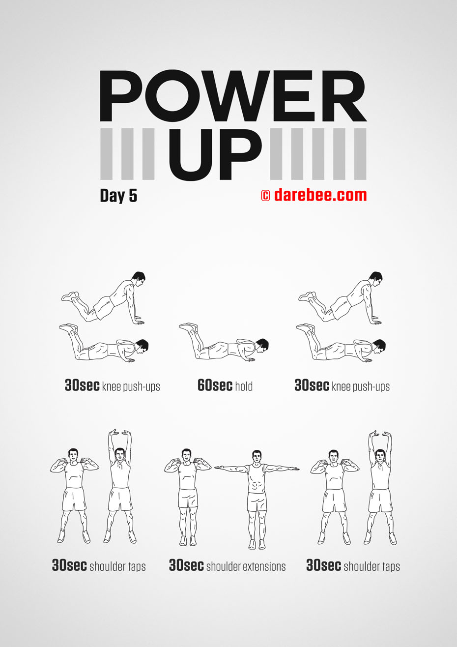 Power-Up - 30 Day Tendon Strength Low Impact Bodyweight Program by DAREBEE