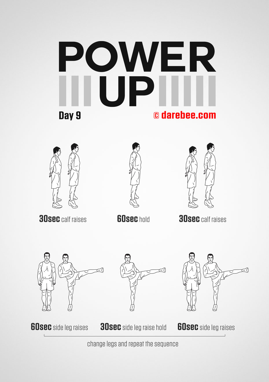 Power-Up - 30 Day Tendon Strength Low Impact Bodyweight Program by DAREBEE