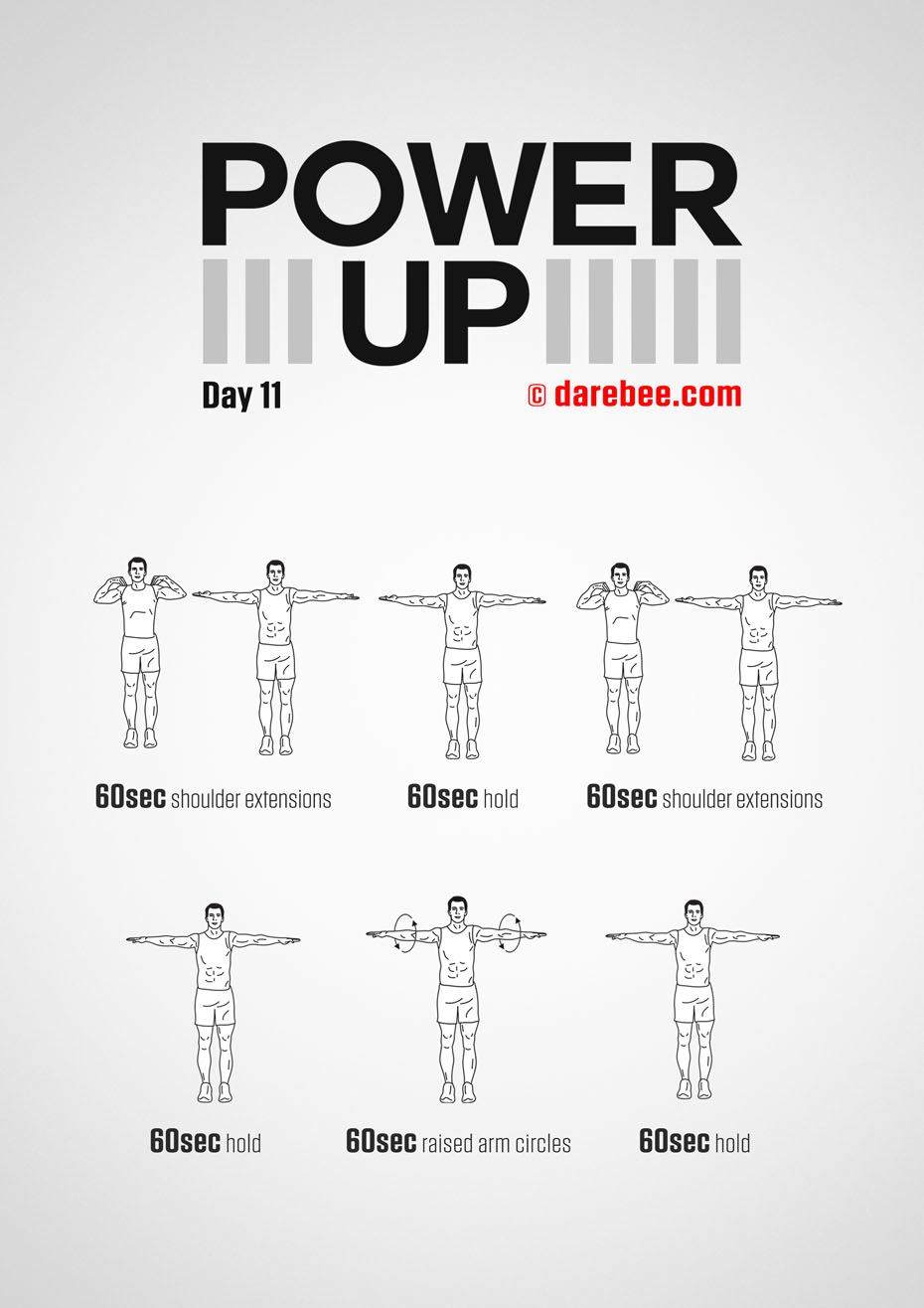 Power-Up - 30 Day Tendon Strength Low Impact Bodyweight Program by DAREBEE