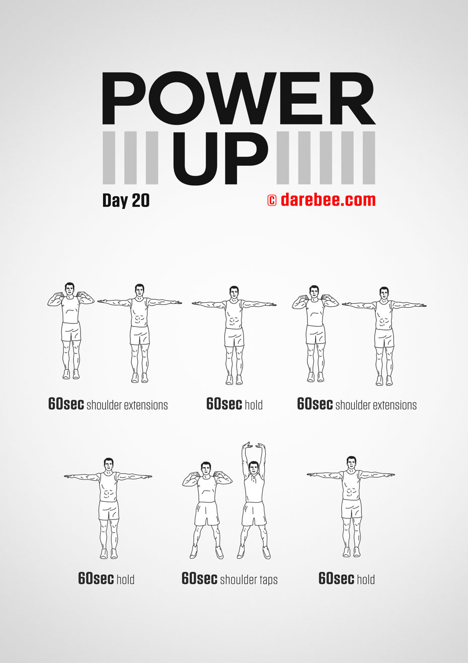 Power-Up - 30 Day Tendon Strength Low Impact Bodyweight Program by DAREBEE