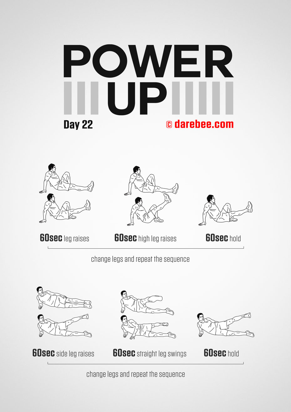 Power-Up - 30 Day Tendon Strength Low Impact Bodyweight Program by DAREBEE